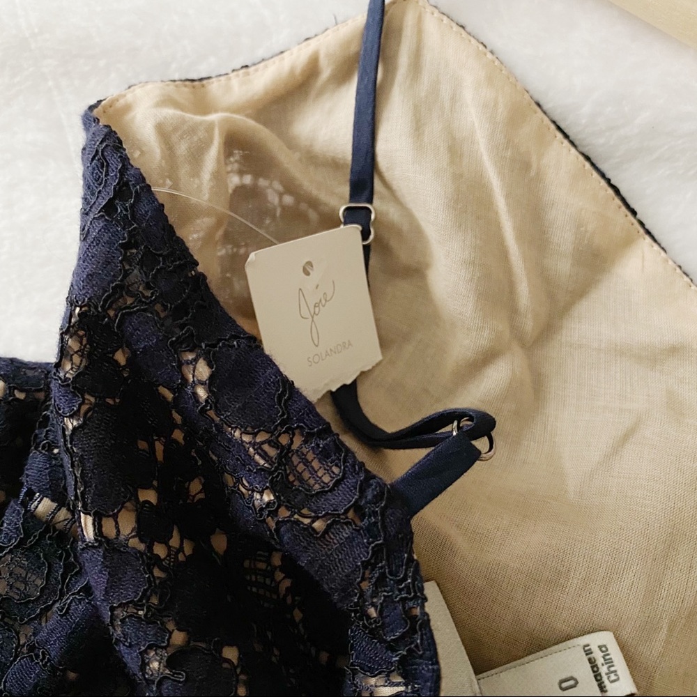 NWT Joie Blue Lace Solandra Dress - Picture 3 of 12